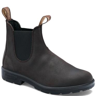 BLUNDSTONE UNISEX CHELSEA ANKLE BOOT - DARK BROWN